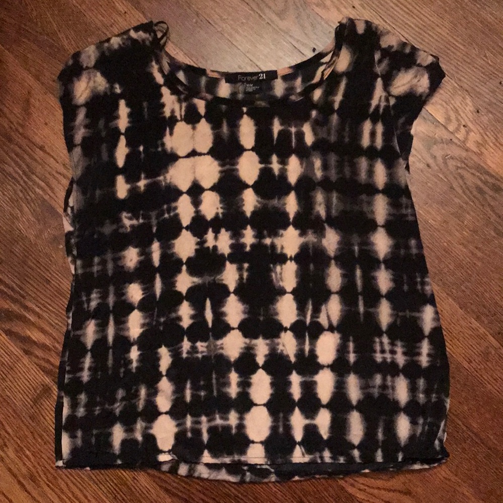 Silky Tie Dye Blouse